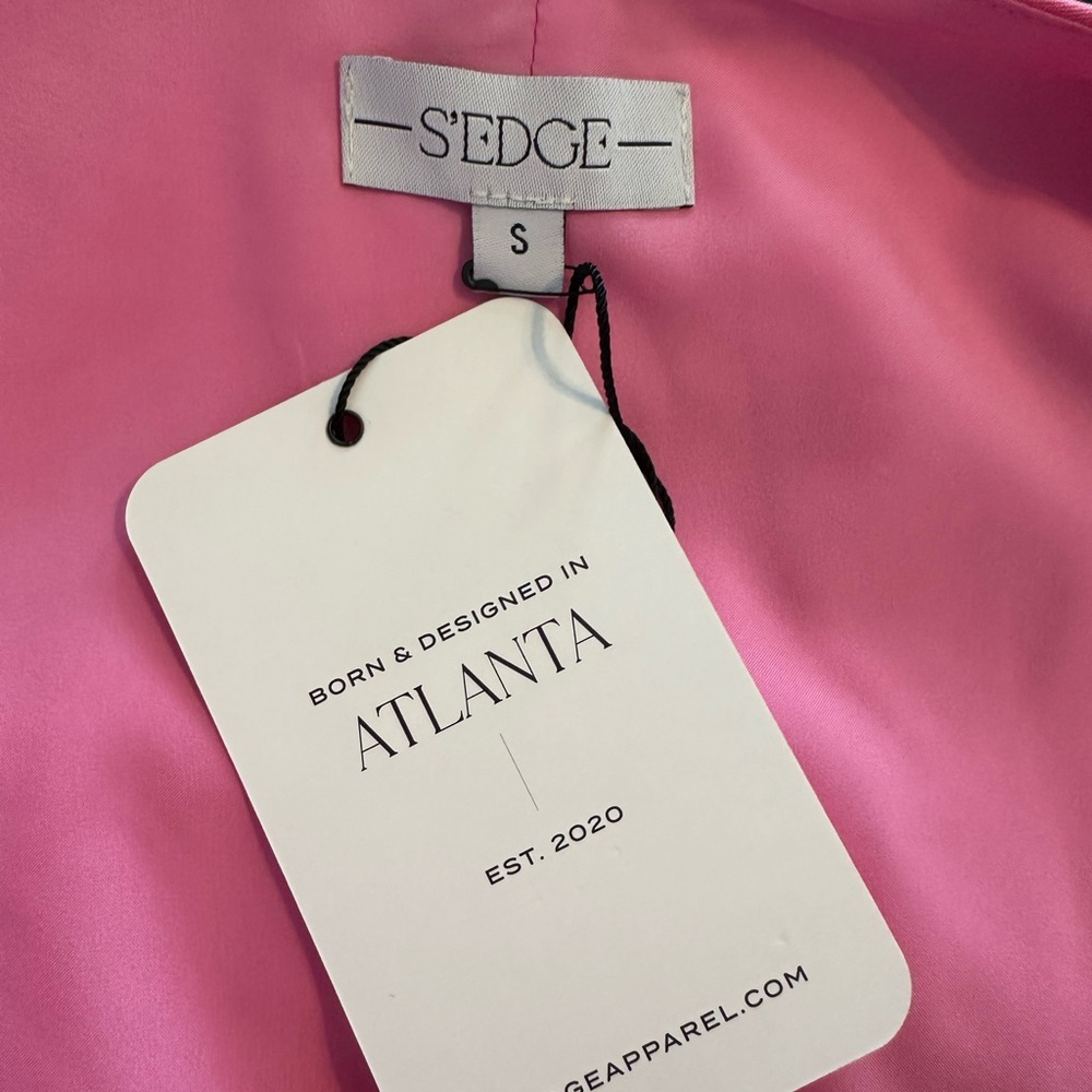 S'edge Pink Buttoned Vest - Picture 5 of 9